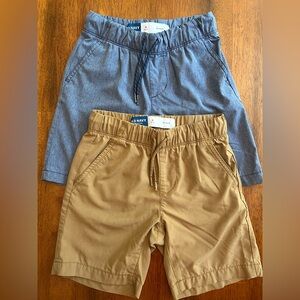 Quick Dry Shorts Bundle | Size S (6-7) | Navy Blue & Khaki | Old Navy